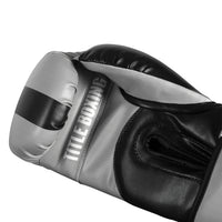 variant:Light Black/Grey::TITLE Boxing World Bag Boxing Gloves single glove palm view closeup