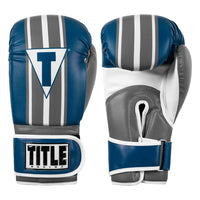 color:Light Blue/Grey/White:: TITLE Boxing World Bag Boxing Gloves main view