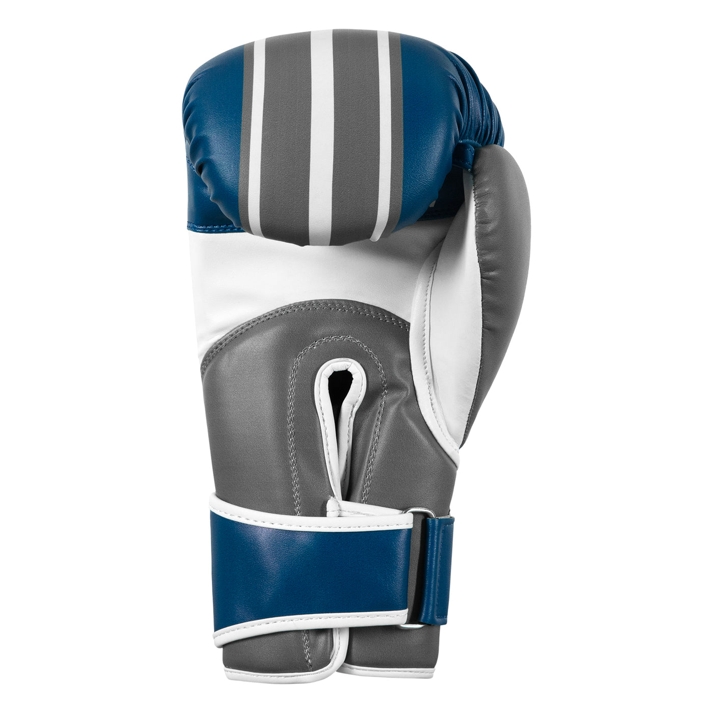 variant:Light Blue/Grey/White:: TITLE Boxing World Bag Boxing Gloves single glove palm view