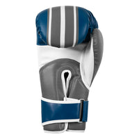 variant:Light Blue/Grey/White:: TITLE Boxing World Bag Boxing Gloves single glove palm view