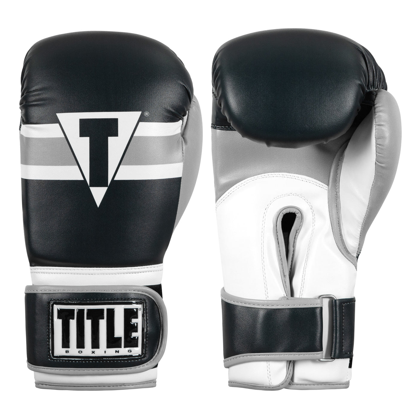 color:Navy/Grey/White::TITLE Boxing World Bag Boxing Gloves main view