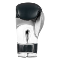 variant:Navy/Grey/White::TITLE Boxing World Bag Boxing Gloves single glove palm view
