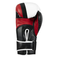 variant:Navy/Red/White::TITLE Boxing World Bag Boxing Gloves single glove palm view