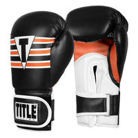 variant:Navy/White/Orange::TITLE Boxing World Bag Boxing Gloves side by side view