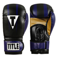 color:Purple/Black/Gold:: TITLE Boxing World Bag Boxing Gloves main view