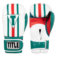 color:Turquoise/White/Orange::TITLE Boxing World Bag Boxing Gloves main view