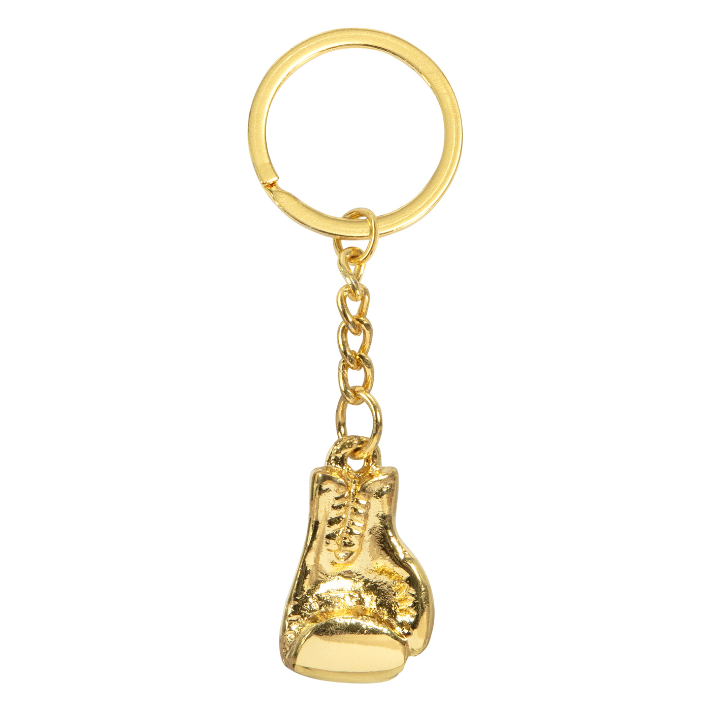 variant:gold::TITLE Boxing Luxury Glove Keyring back view