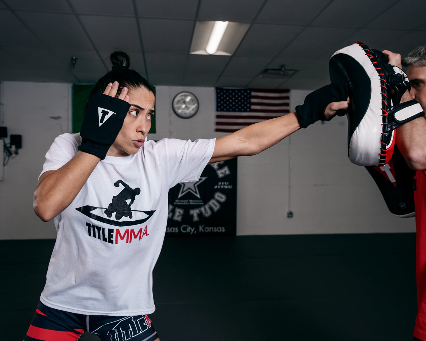 variant:black::TITLE Boxing Fist Guards mitting