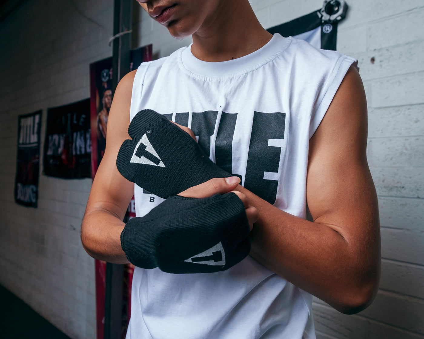 variant:black::TITLE Boxing Fist Guards main view