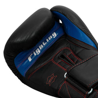 variant:black::Fighting Leather Heavy Bag Gloves palm view