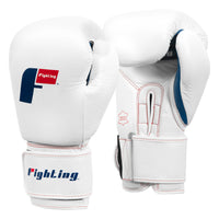 variant:white::Fighting Leather Heavy Bag Gloves  side view