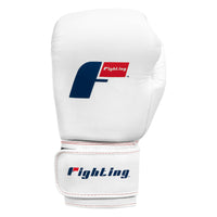 variant:white::Fighting Leather Heavy Bag Gloves front view