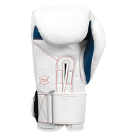 variant:white::Fighting Leather Heavy Bag Gloves  back view