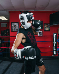 variant:black/white::Fighting S2 GEL Power Training Gloves