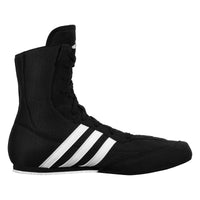 variant:black/white::Adidas Box Hog 2 Boxing Boots side view