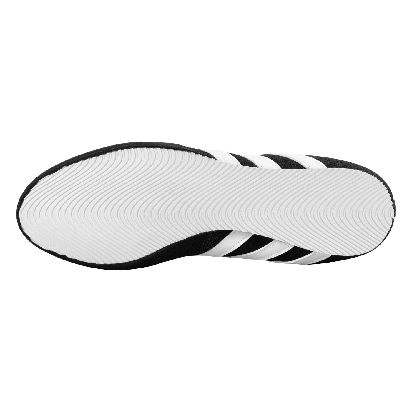 variant:black/white::Adidas Box Hog 2 Boxing Boots bottom view