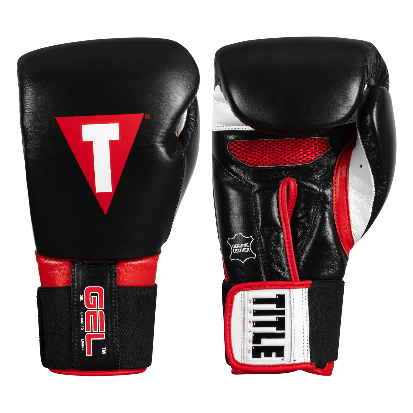 variant:lifestyle::TITLE Boxing Gel Generation Leather Bag Gloves main view