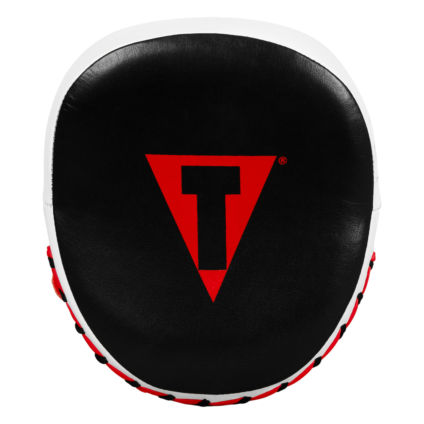 variant:lifestyle::TITLE Boxing Gel Leather Punch Mitts closeup of front