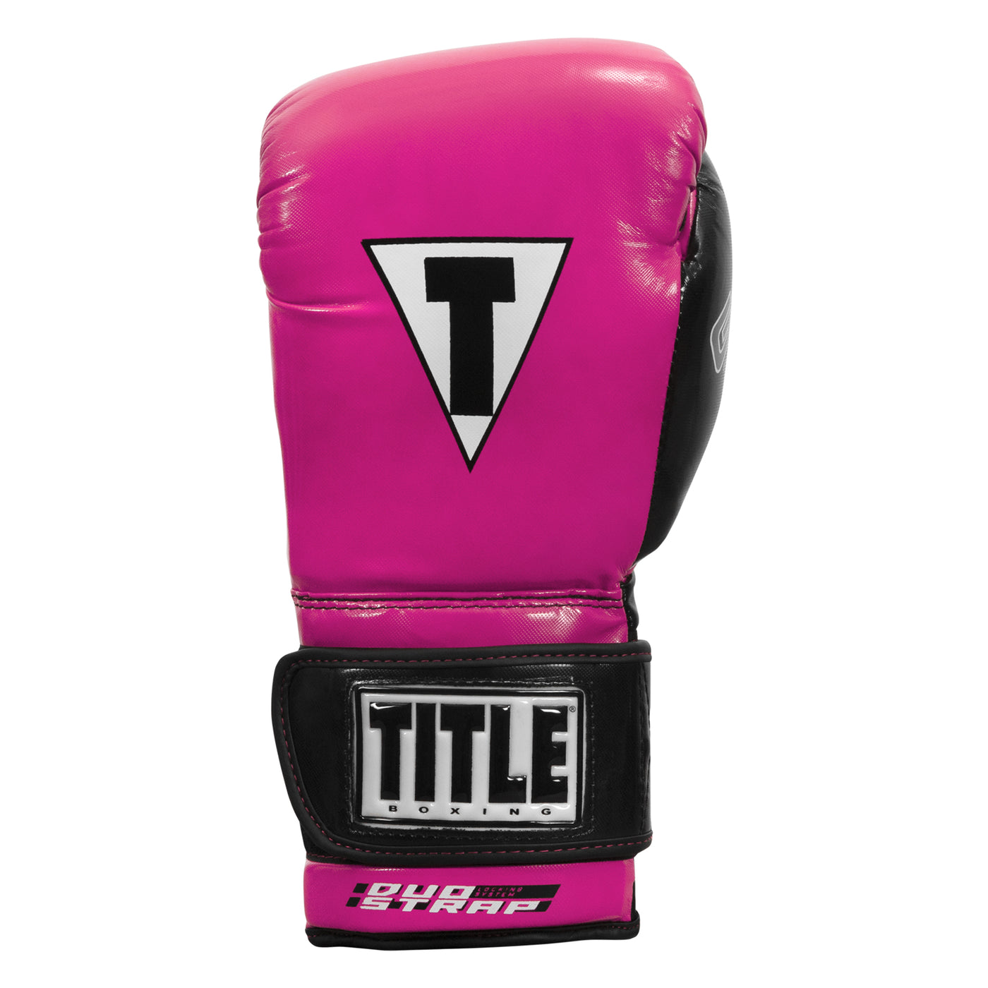 variant:Hot Pink/Black::TITLE Boxing Gel Glory Super Bag Gloves 2.0 front view