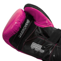 variant:Hot Pink/Black::TITLE Boxing Gel Glory Super Bag Gloves 2.0 palm view