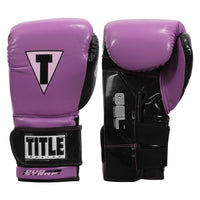 color:purple/black::TITLE Boxing Gel Glory Super Bag Gloves 2.0 main view