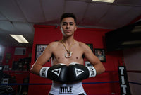 variant:black/white::TITLE Boxing Great official pro fight gloves boxer hands together