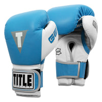 variant:light blue/white::TITLE Boxing Gel World V2T Bag Gloves side view