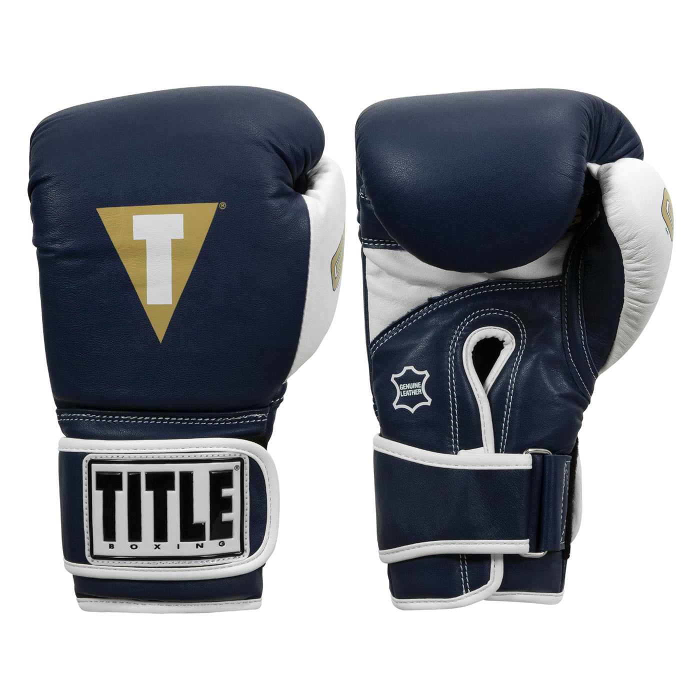 color:navy/white::TITLE Boxing Gel World V2T Bag Gloves main view