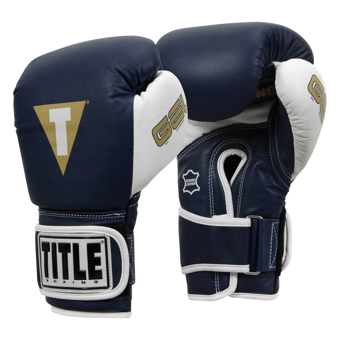 variant:navy/white::TITLE Boxing Gel World V2T Bag Gloves side view