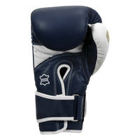 variant:navy/white::TITLE Boxing Gel World V2T Bag Gloves back view
