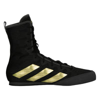 variant:black/gold::Adidas Box Hog 4 Boxing Boots side view