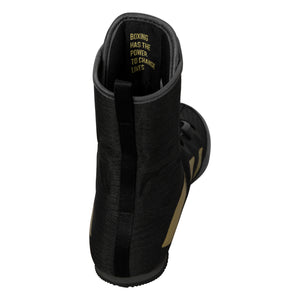 adidas Box Hog 4 Boxing Boots - Black/Gold, 7 adidas Box Hog 4 Boxing Boots - Black/Gold, 7