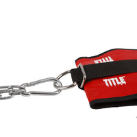 variant:lifestyle::TITLE Boxing Universal Heavy Bag Hanger view of the connection to heavy bag