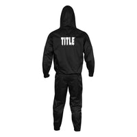 variant:lifestyle::TITLE Boxing Full Zip Hooded Sauna Suit back view