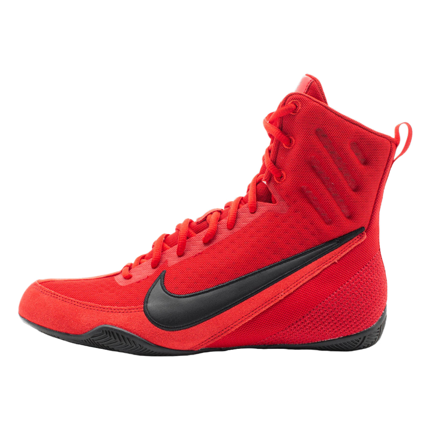 color:red/black::Nike Boxing Shoes Machomai 3 left view