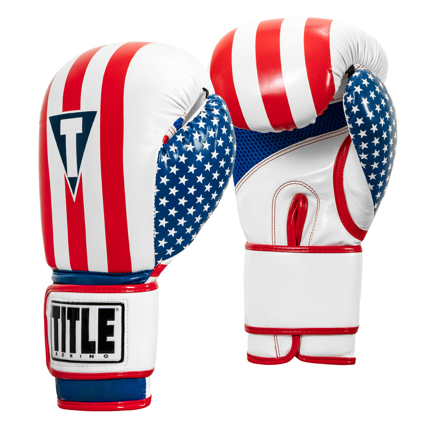 variant:lifestyle::TITLE Boxing Infused Foam Combat USA Training Gloves side view