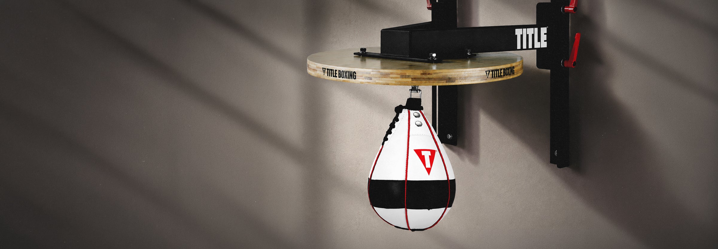 speed bag on a platform
