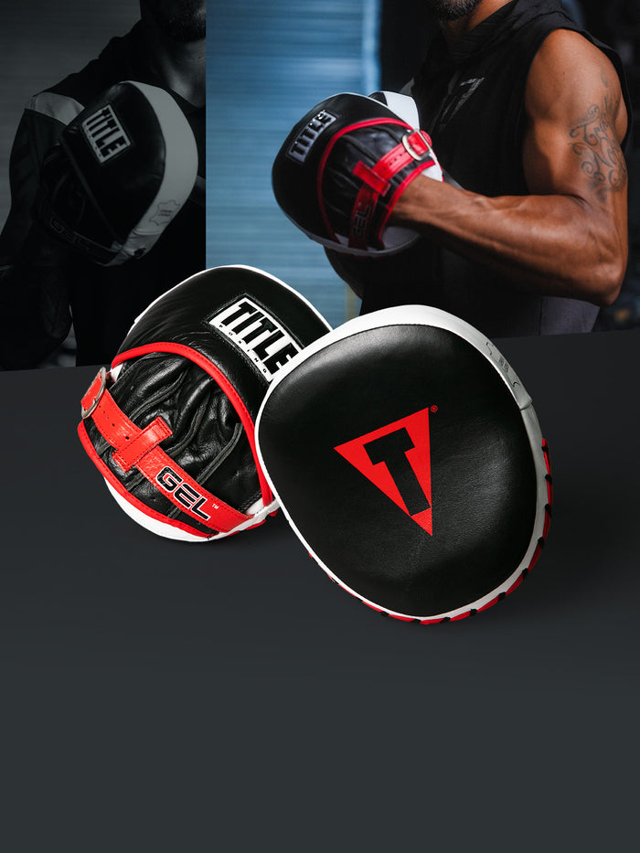 gel leather punch mitts
