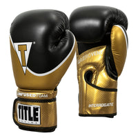 variant:gold/black::TITLE Boxing Infused Foam Interrogate Training Gloves 2.0 main view