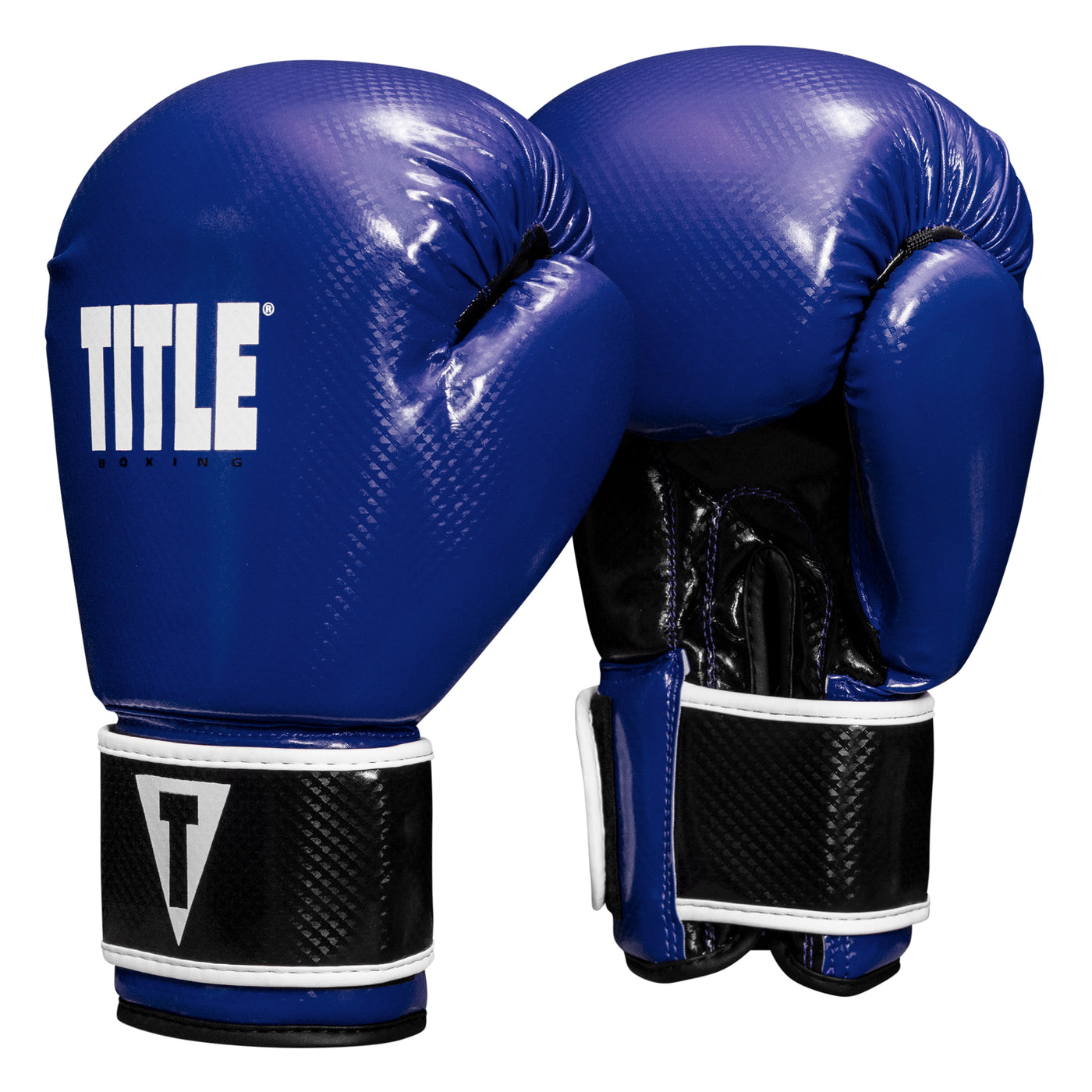 variant:blue/black::TITLE Boxing Instinct Fitness Bag Gloves second view