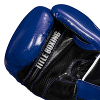 variant:blue/black::TITLE Boxing Instinct Fitness Bag Gloves palm view