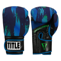 color:Blue/Green::TITLE Boxing Infused Foam Electric Bag Gloves main view
