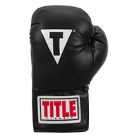variant:Black::TITLE Classic Youth Boxing Gloves back view