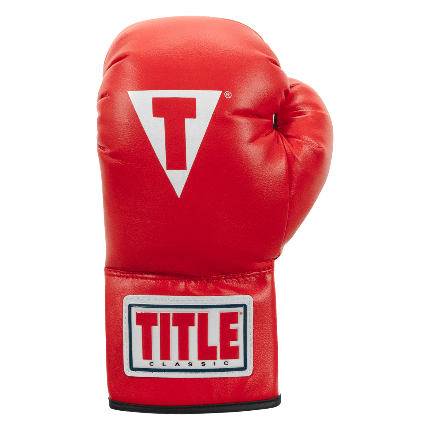 variant:Red::TITLE Classic Adult & Youth Boxing Gloves back view 