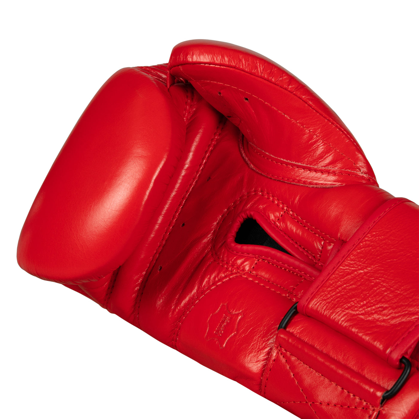 variant:red::TITLE Boxing Ko-Vert Bag Boxing Gloves single glove palm view closeup