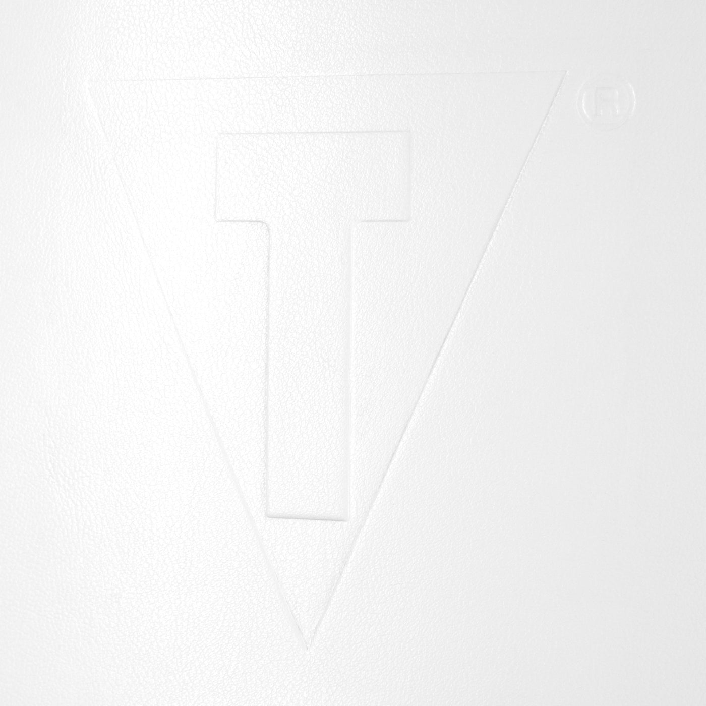 variant:white::TITLE Boxing KO-Vert Heavy Bag closeup of logo