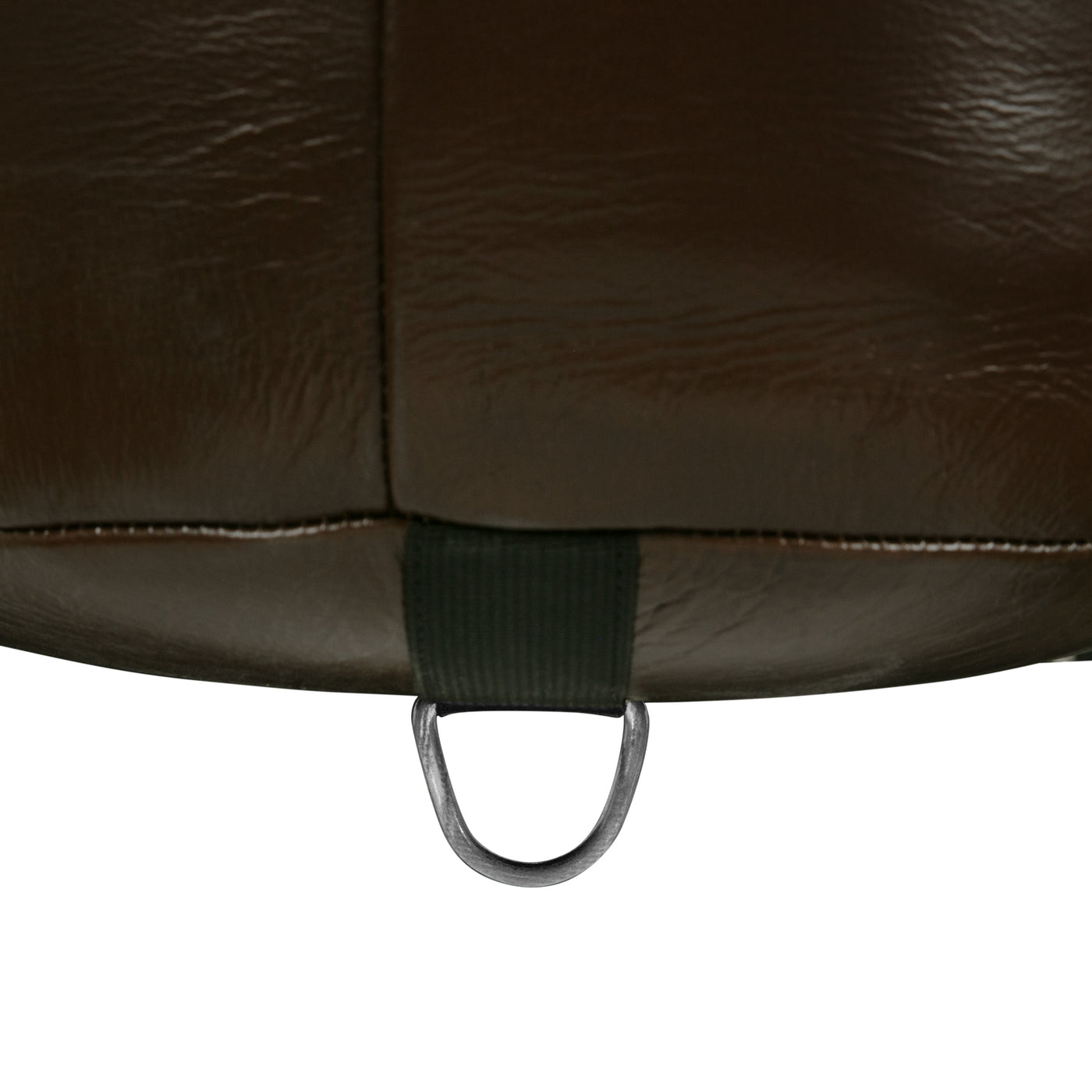 variant:brown::TITLE Boxing KO-Vert Leather Heavy Bag closeup of bottom