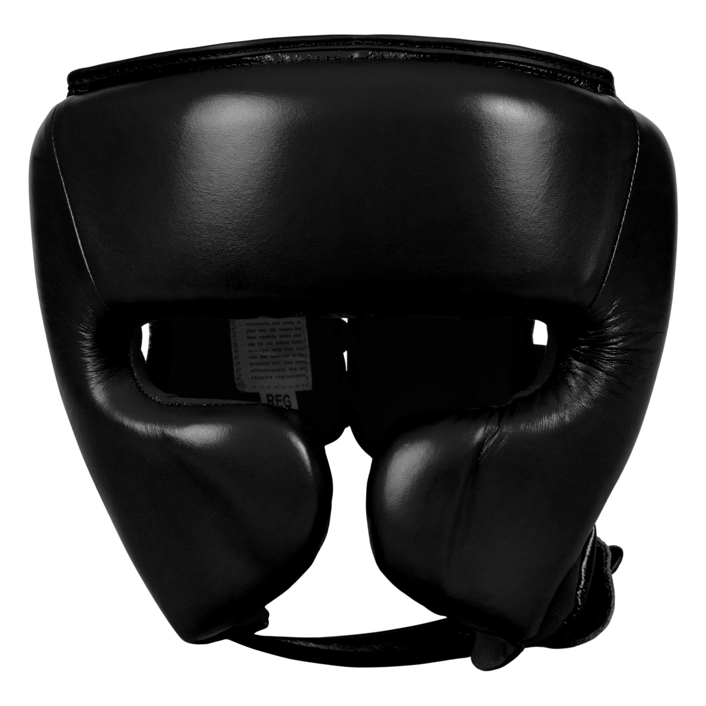 variant:black::TITLE Boxing KO-Vert Stealth Headgear front view