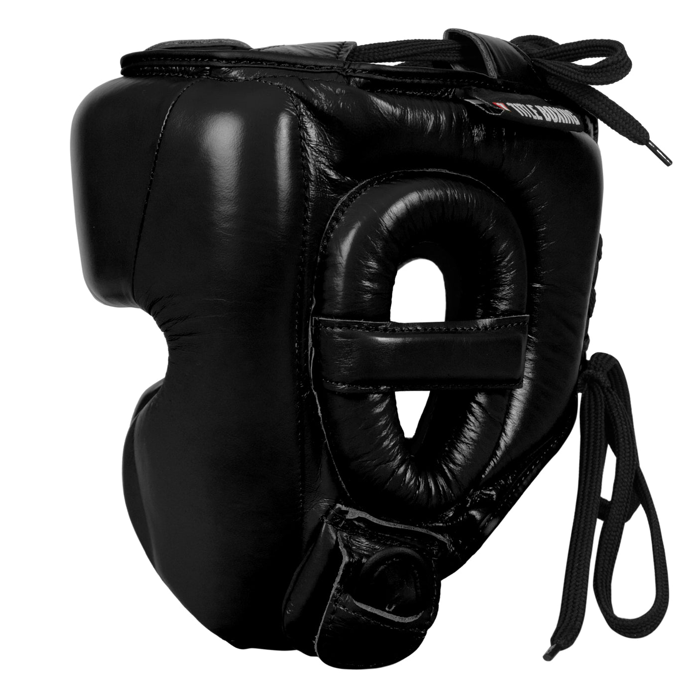 variant:black::TITLE Boxing KO-Vert Stealth Headgear side view