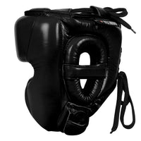 variant:black::TITLE Boxing KO-Vert Stealth Headgear side view